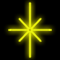 Фигура из дюралайта «Полярная звезда» (50х70см, IP65, уличная) желтый